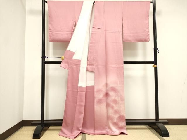 平和屋着物＃道行コート 橘 暈し染め 正絹 逸品 CAAT5691id