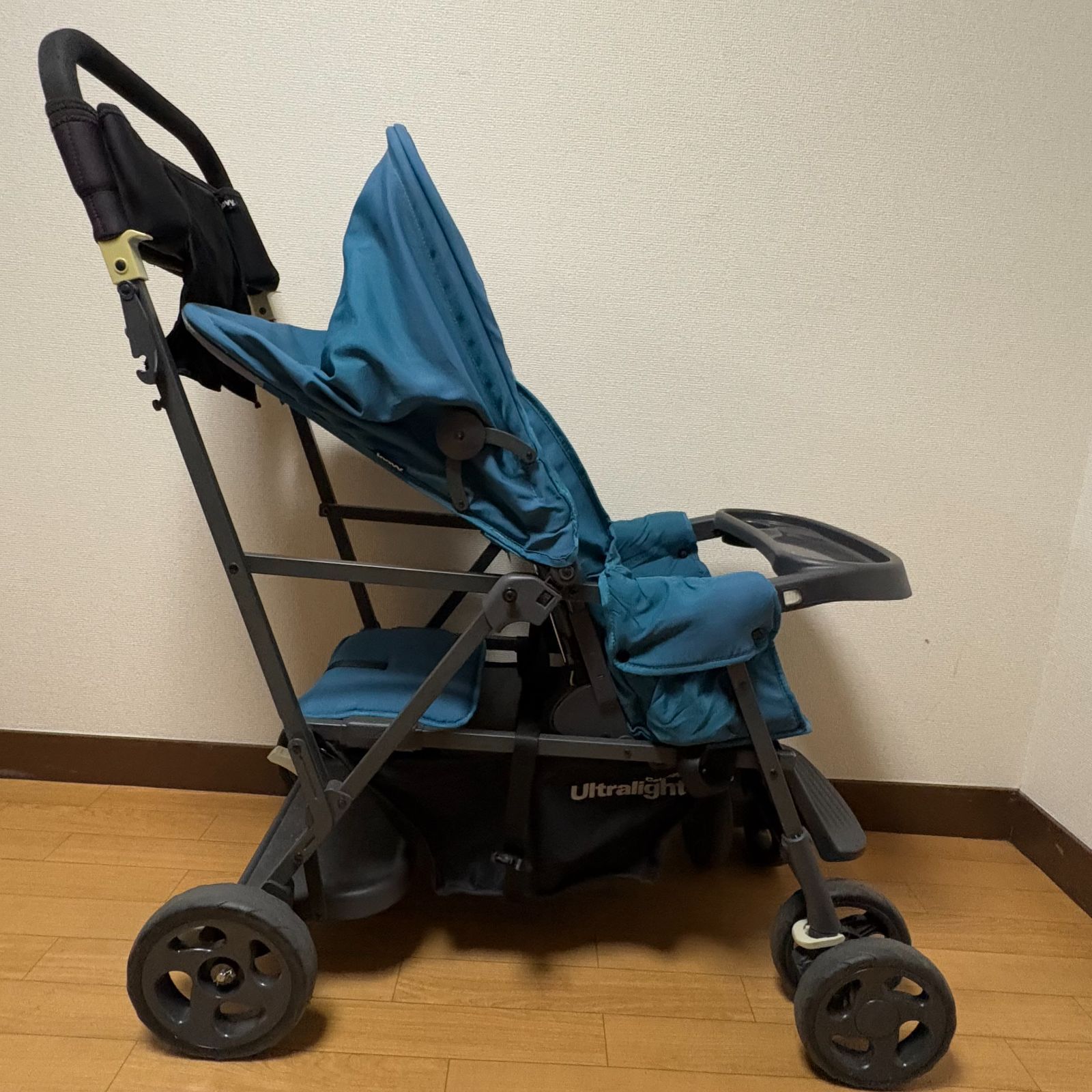 joovy カブース 二人乗りベビーカー ターコイズ 双子 年子 JOOVY 二人