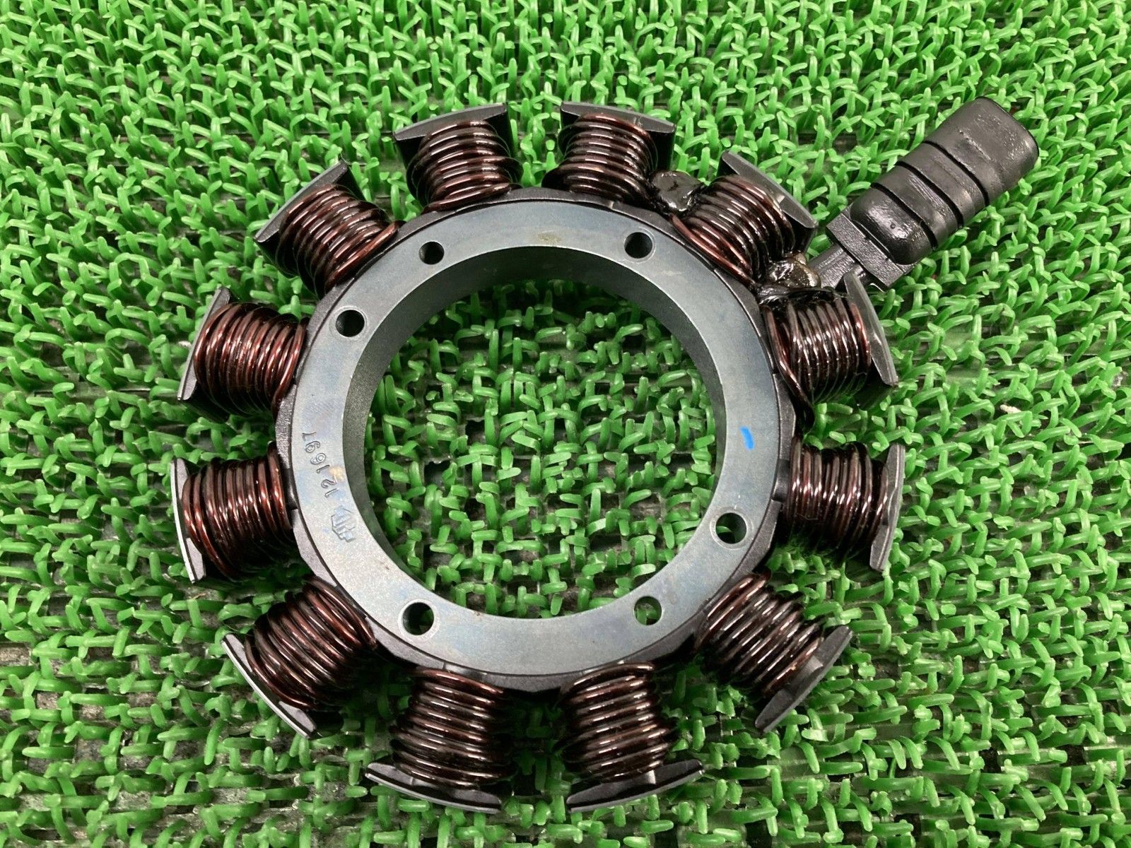 ソフテイル ステーターコイル ハーレー 純正 バイク 部品 Softail エボ EVO 割れ欠け無し 品薄 車検 Genuine Sk