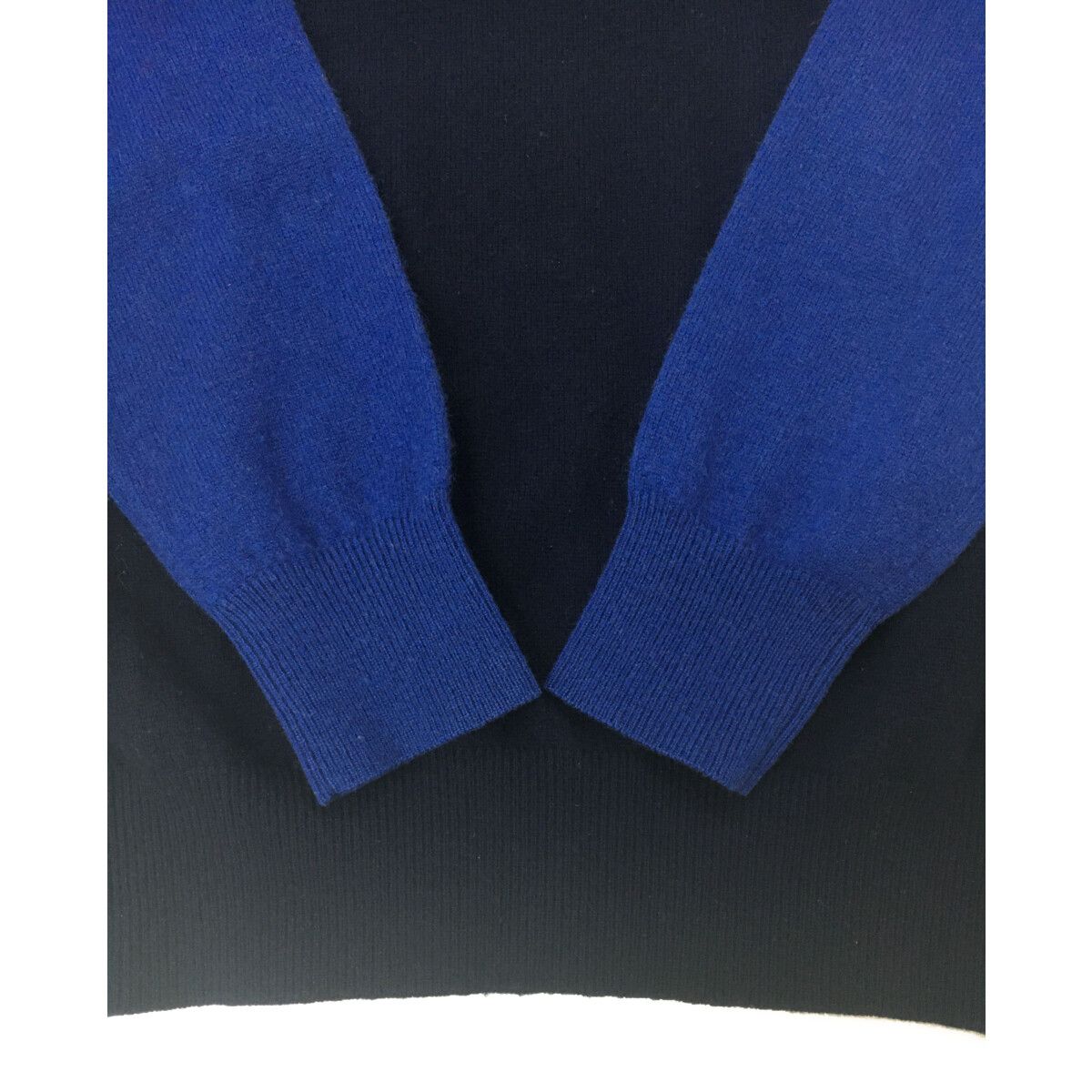 メンズ ラフ＆スウェル rough&swell セーター S 紺×青 ネイビー×ブルー