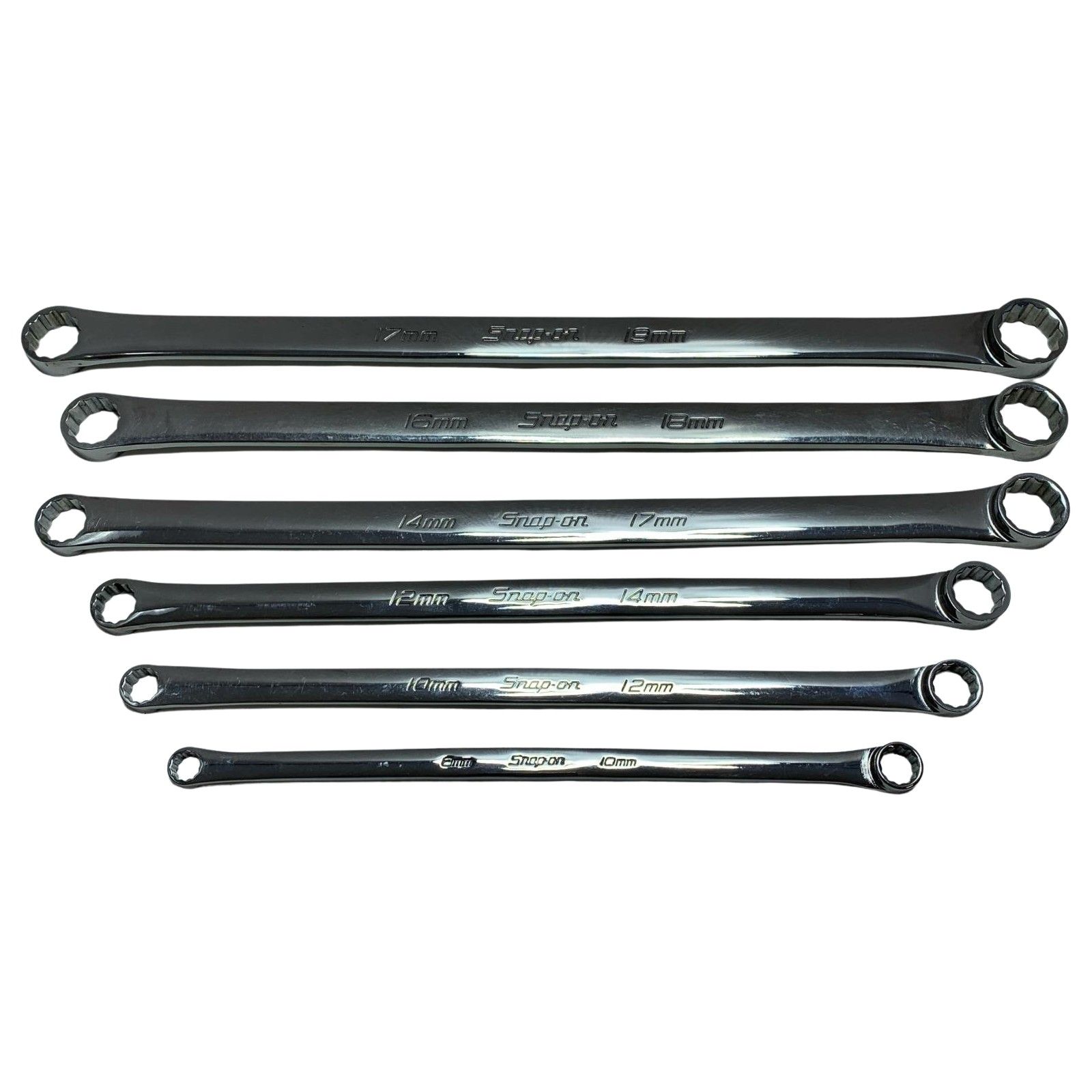 Snap-on スナップオン ロングリーチストレートメガネ 6本セット Snap-on スナップオン ロングリーチストレートメガネ 6本セット