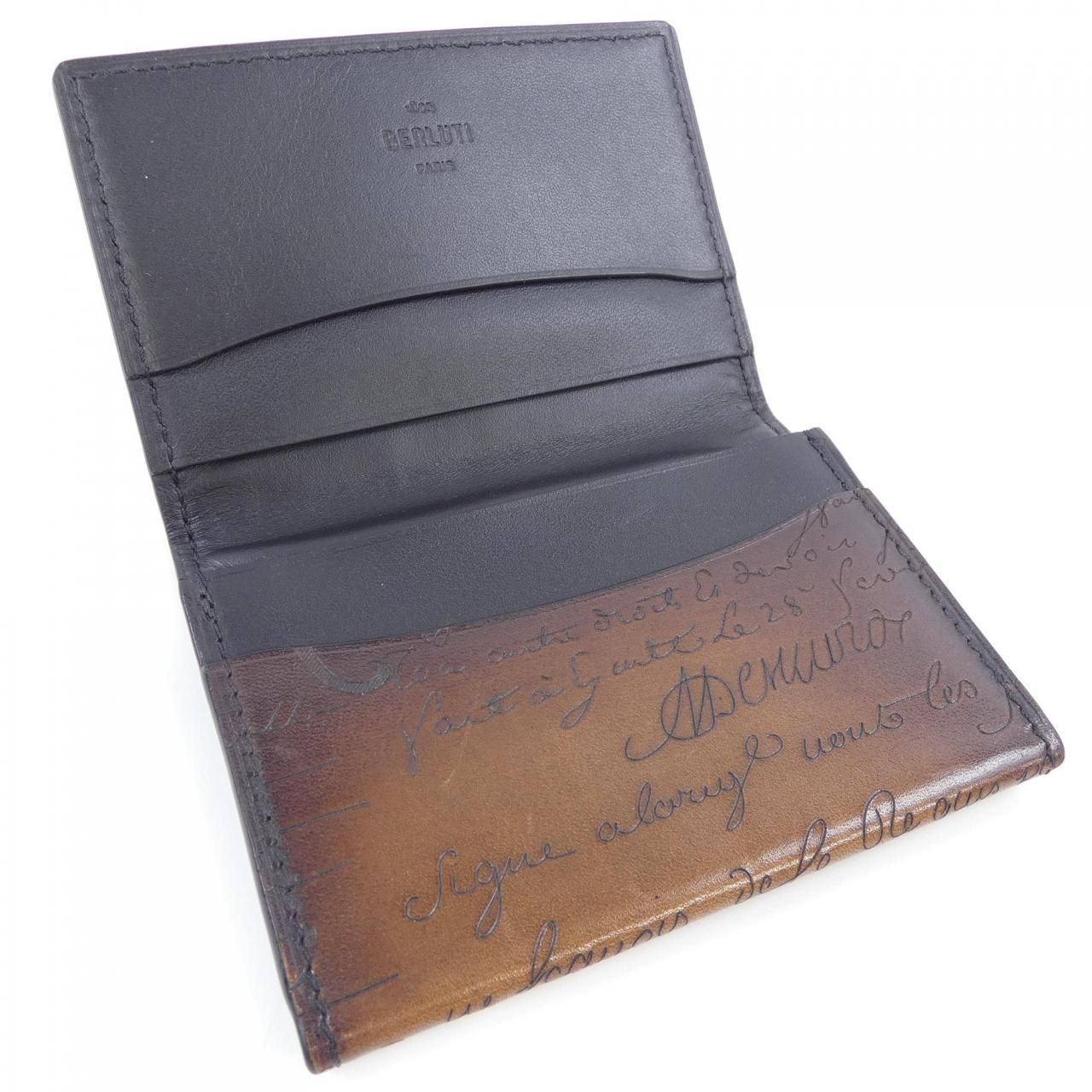 インブイアスクリットレザーカードホルダー CARD