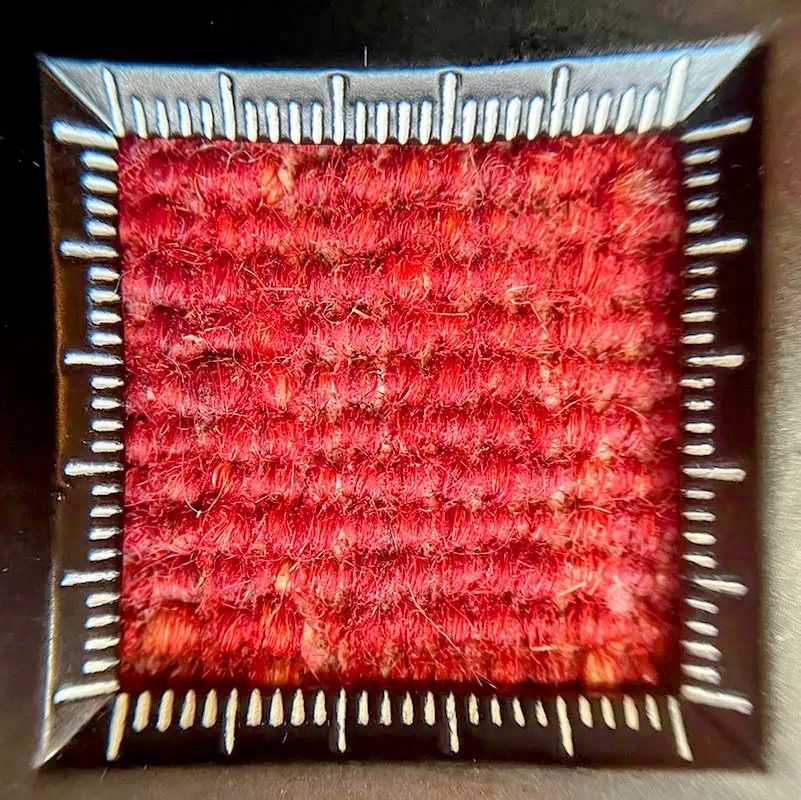 ギャッベ 本物 手織り ペルシャ イラン産 ロリバフ 102×80cm 最高級