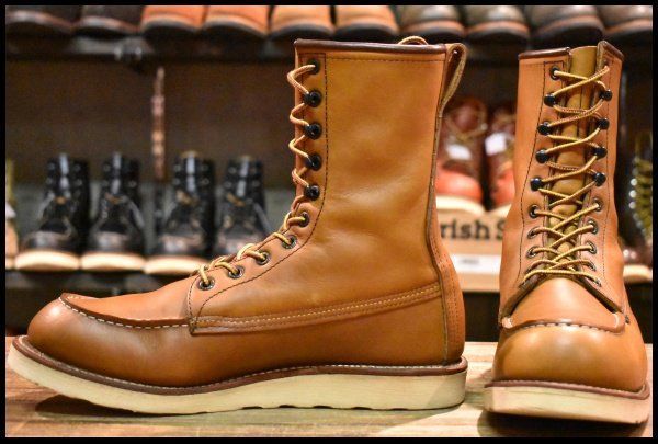 8.5D 良品 11年】レッドウィング 877 ロング アイリッシュセッター 茶