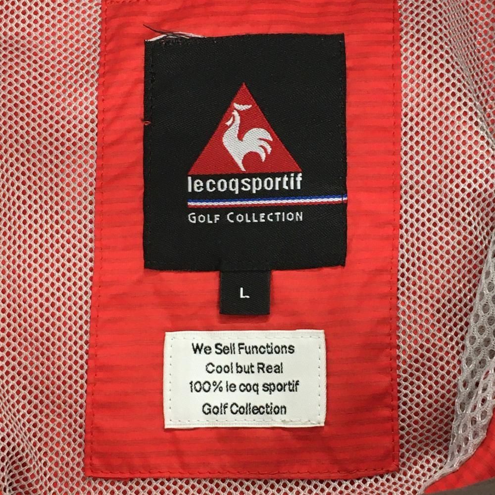 ルコックスポルティフ ゴルフ 2WAYジャケット【レッド/ネイビーL