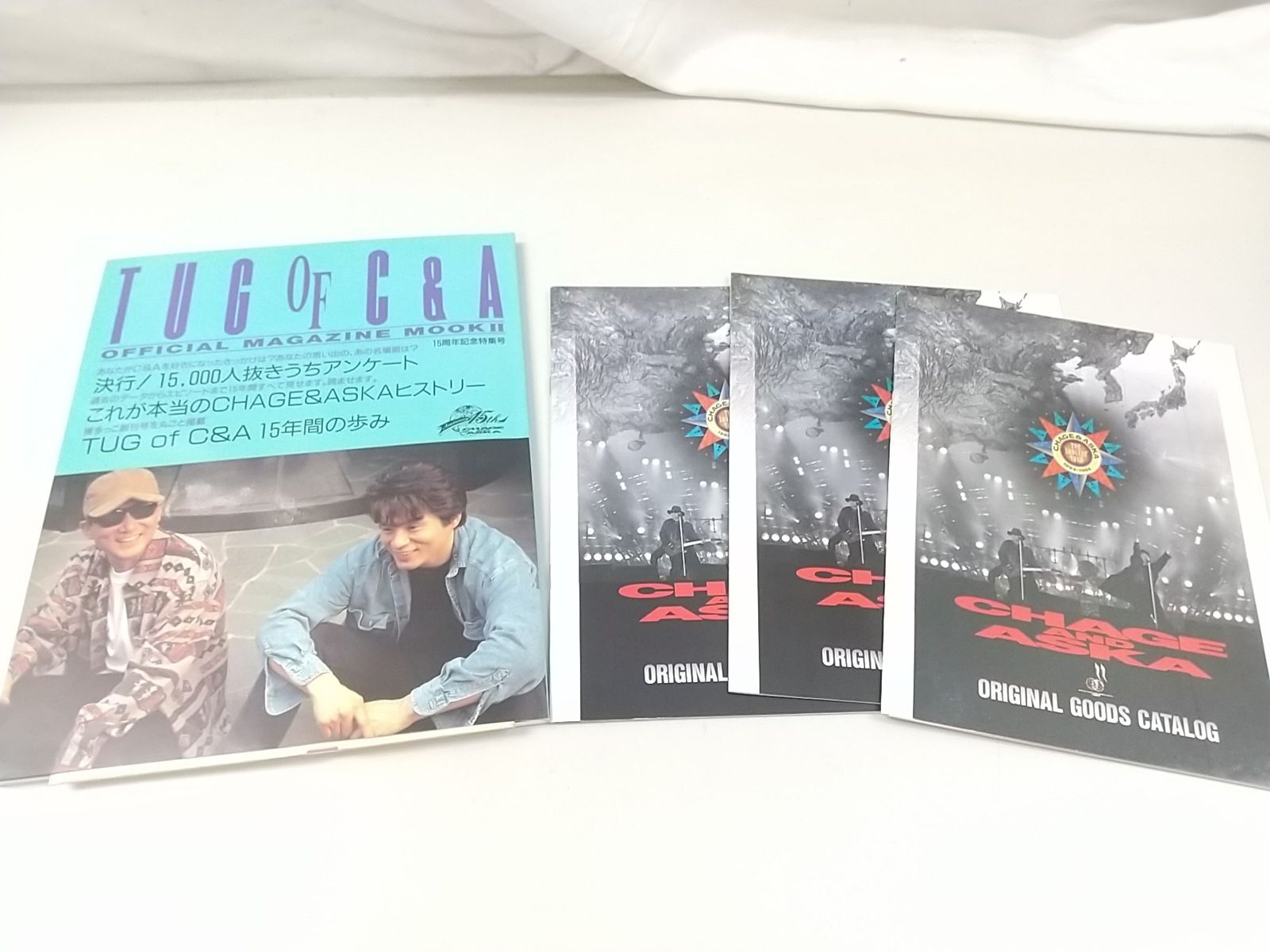 CHAGE and ASKA ツアーパンフレット2点 チャゲ&飛鳥 CHAGE&ASKA
