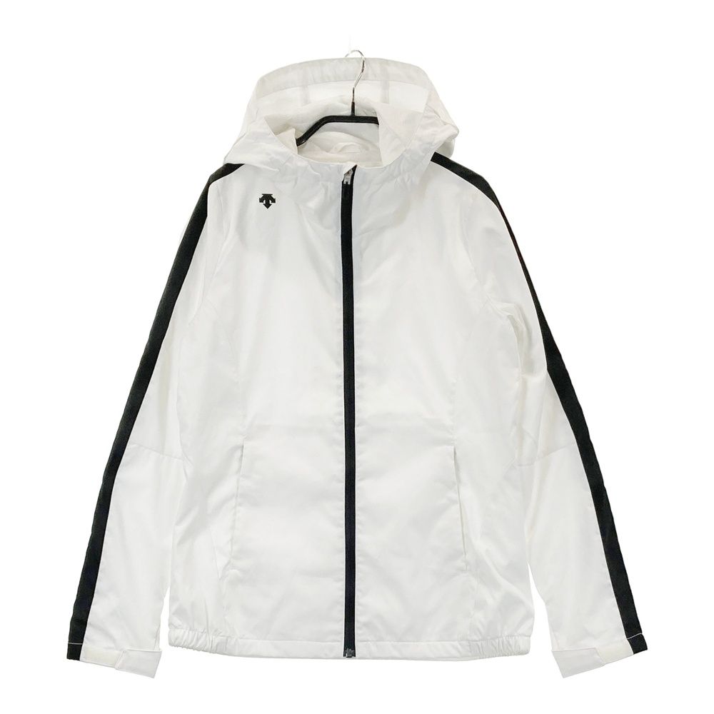 サイズ：M DESCENTE GOLF デサントゴルフ 裏メッシュ フード付 ジップ