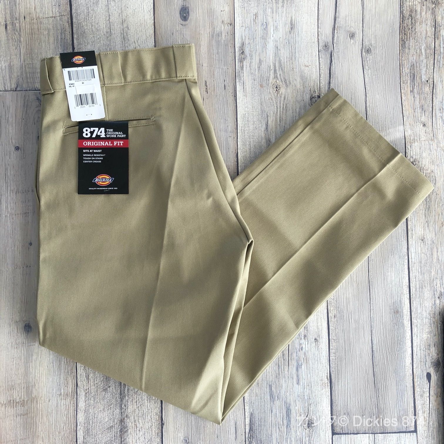 Dickies ベージュ チノパン 31×32 Dickiesディッキーズワークパンツチノパンストレートベージュ32