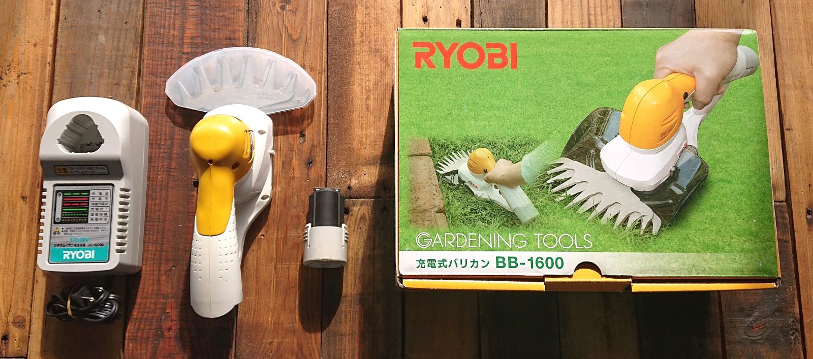リョービ RYOBI BB-1600 [充電式バリカン] RYOBI - RYOBI 充電式バリカン BB-1600 ハンディー芝刈り機の通販 by