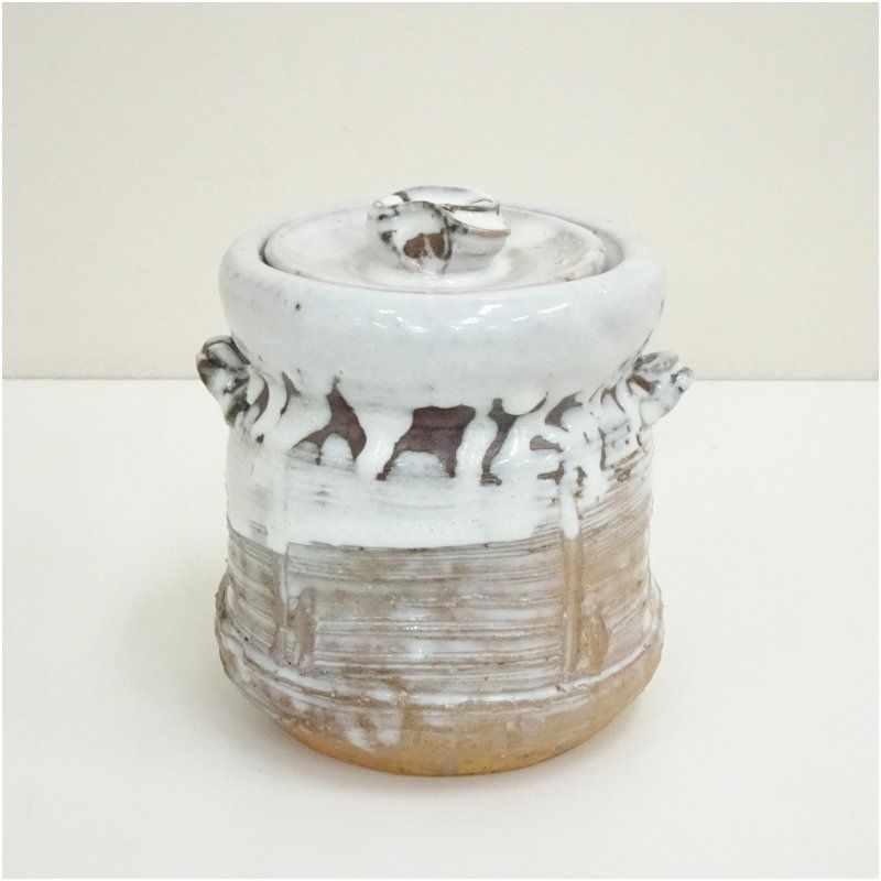 萩焼 渋谷泥詩造 水指 共箱 水指し 茶道 茶道具 おしゃれ 水差し 抹茶 インテリア 茶器 水器 お茶 骨董 茶会