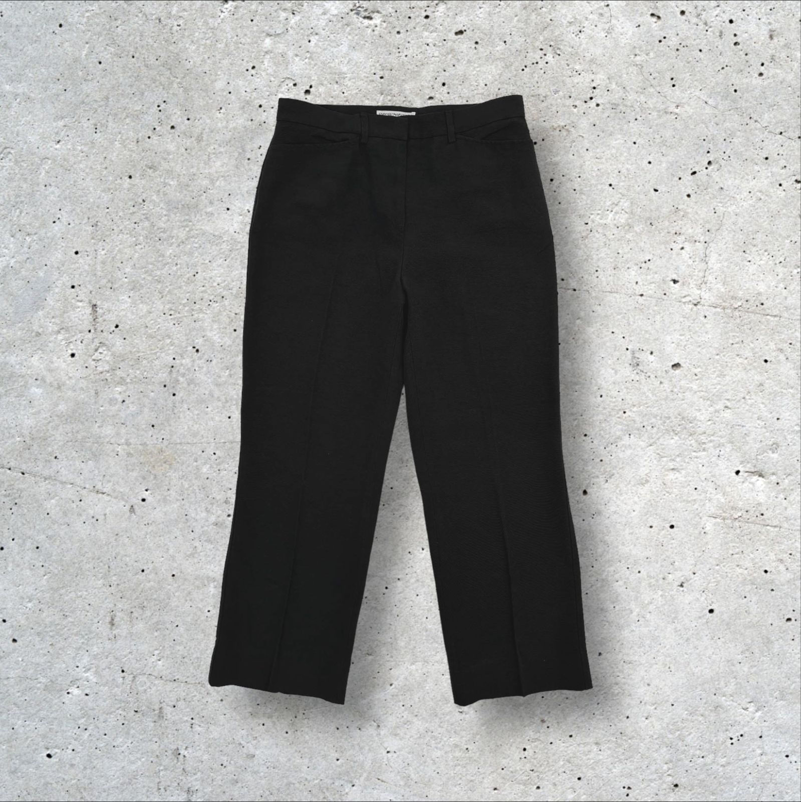 ARMANI COLLEZIONI ワイドスラックス　イタリア製　90s 00s 極上イタリア製ARMANI COLLEZIONIチェック柄ワイドスラックスパンツ