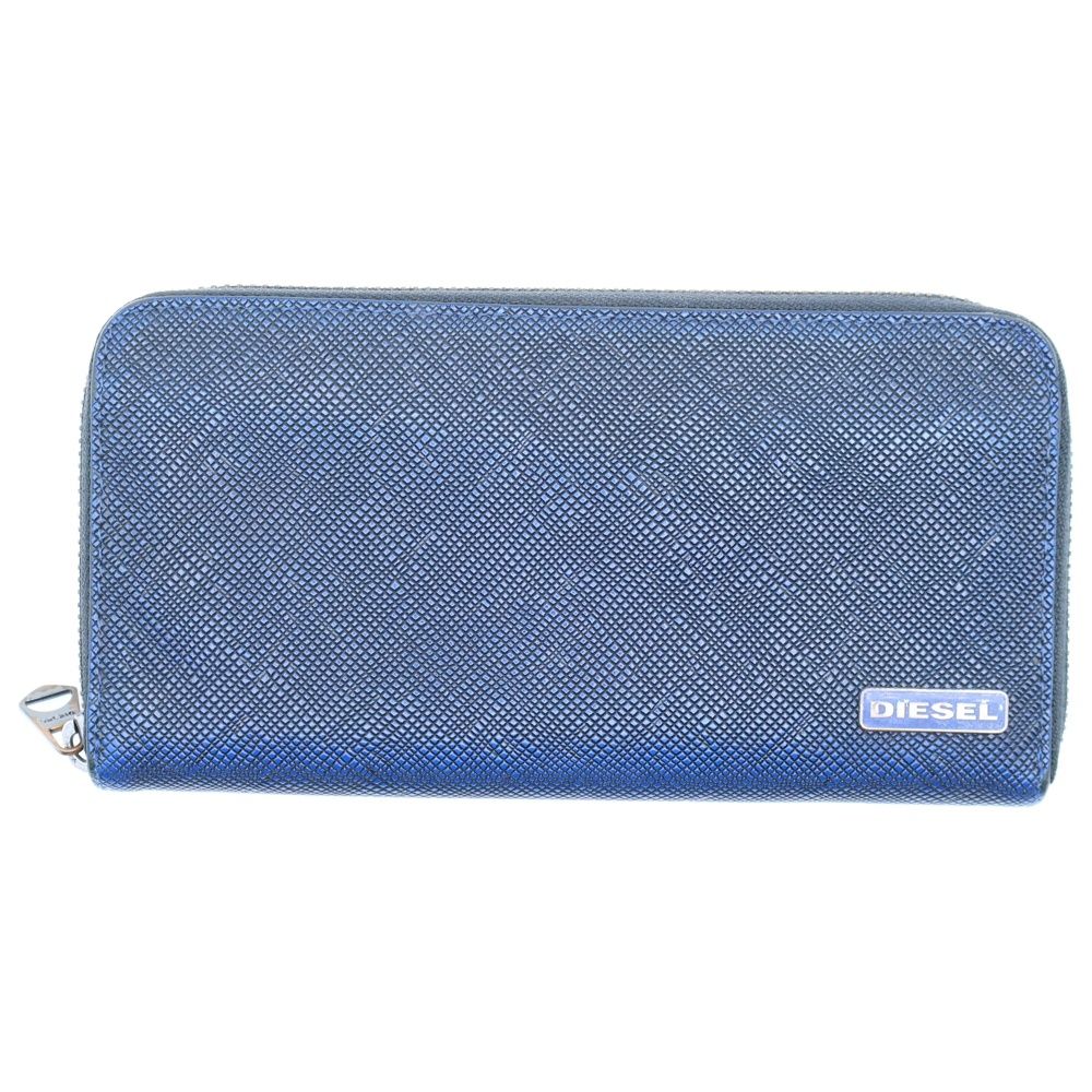 新品未使用❣️DIESEL長財布 DIESEL (ディーゼル) ロゴレザーロングウォレット 長財布 ブルー