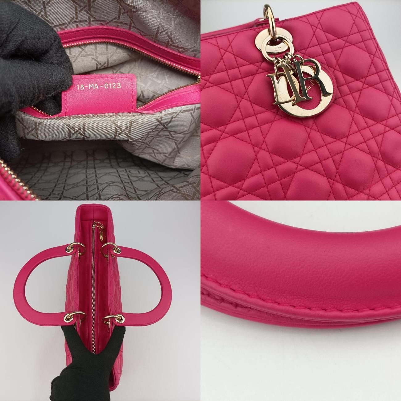 Diorレディディオールピンクラムスキン18-MA-0123