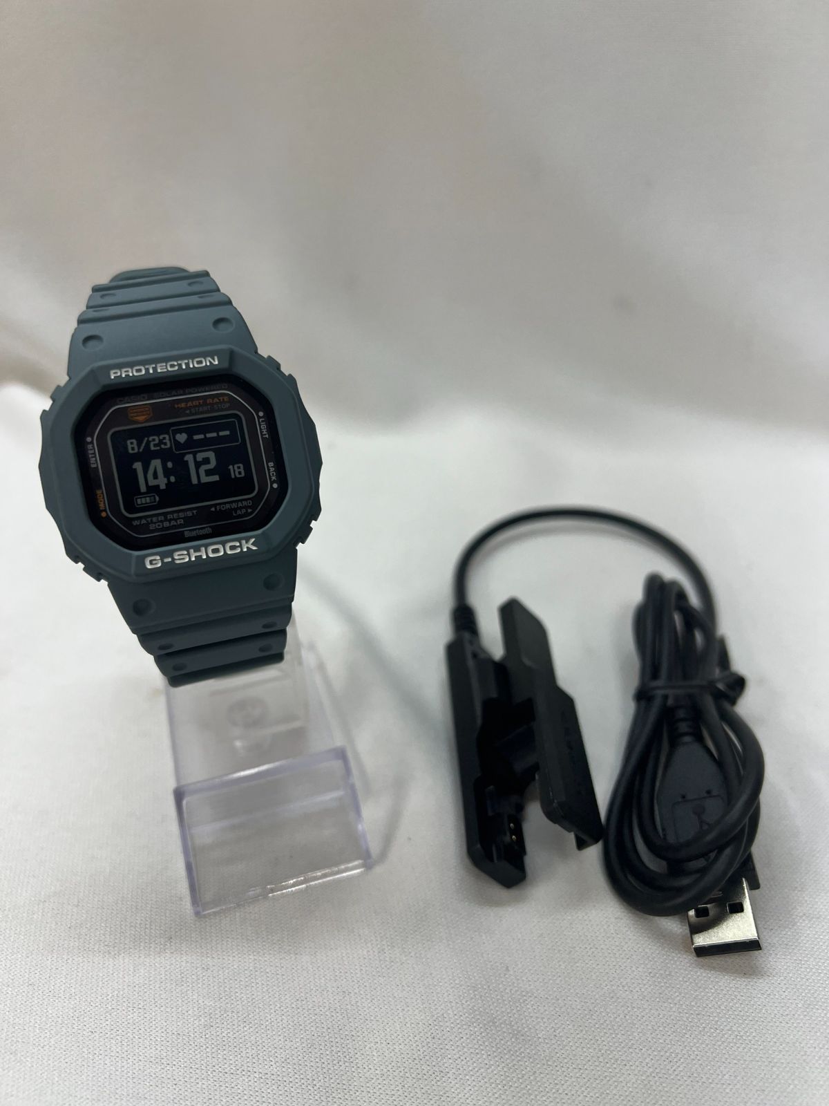 【大清水81-2-0823oa】CASIO G-SHOCK G-SQUAD DW-H5600-1JR Bluetooth【中古】【メンズ】