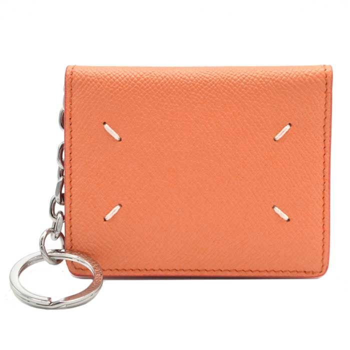 メゾンマルジェラ Maison Margiela レザー 4ステッチ キーリング付きカードケース 二つ折り SA2UI0003 P4745 T4176 レディース