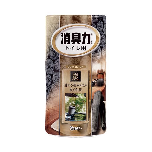 （まとめ） エステー トイレの消臭力 炭と白檀の香り 400mL【&times;10セット】