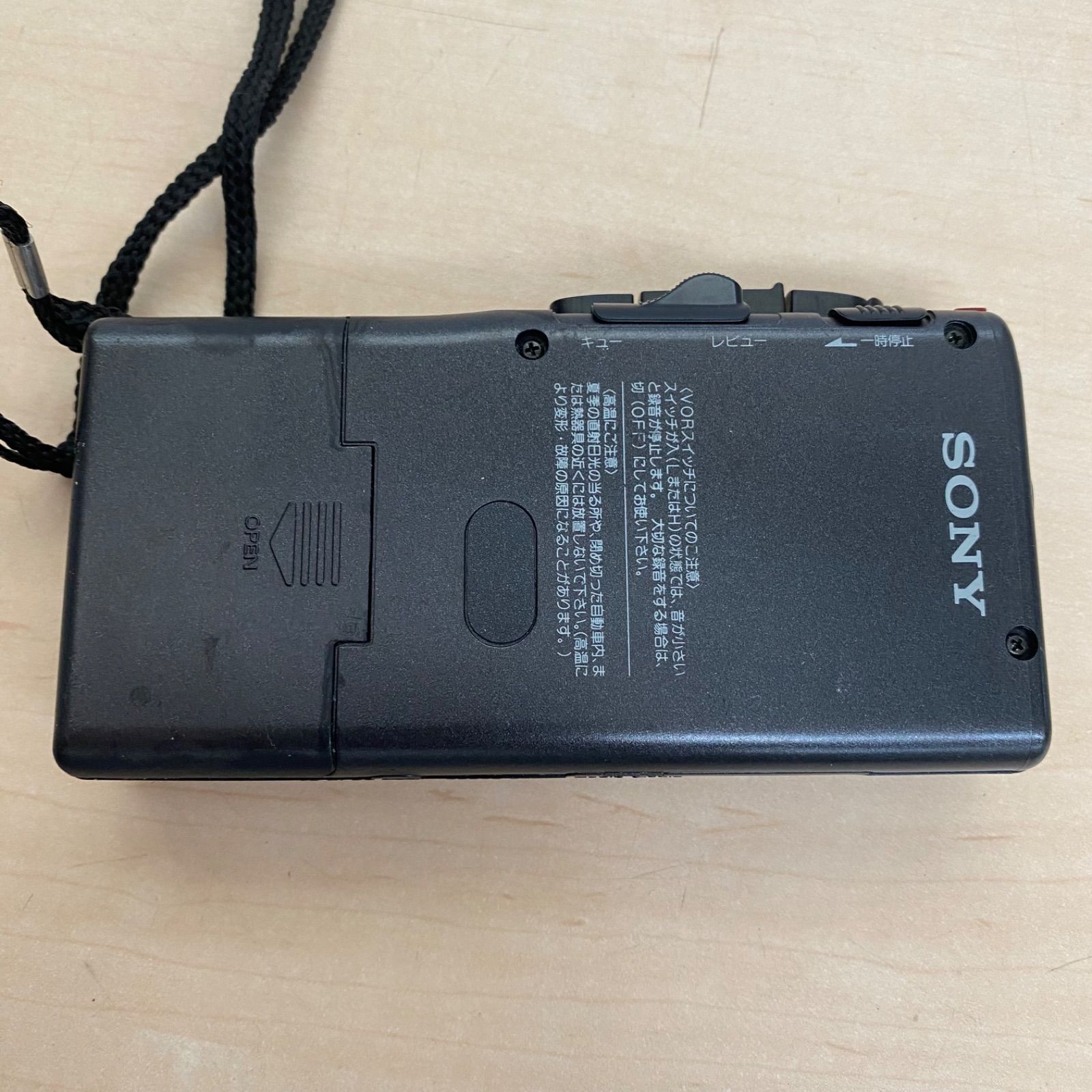 ジャンク品】SONY M-529 マイクロカセットテープレコーダー