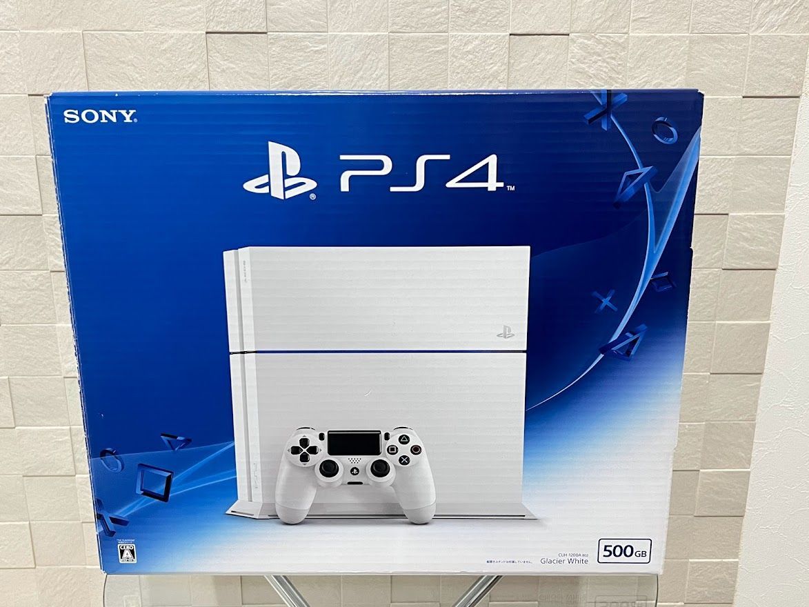 箱付き】PS4 本体 CUH-1200A 500GB グレイシャー・ホワイト - メルカリ