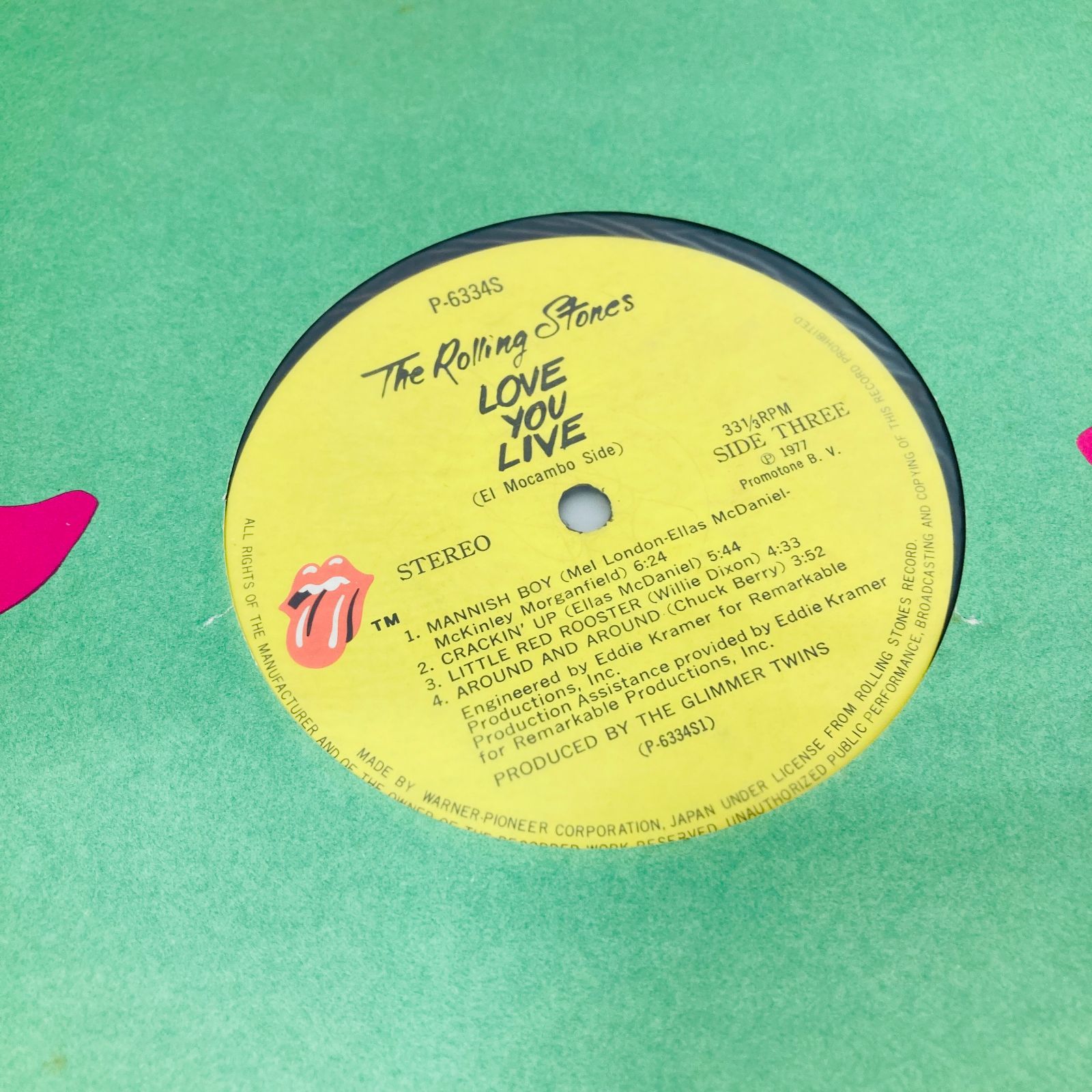 ローリングストーンズ　Love you Live LP レコード THE ROLLING STONES ~ LOVE YOU LIVE ~ ORIGINAL 2-LP SET