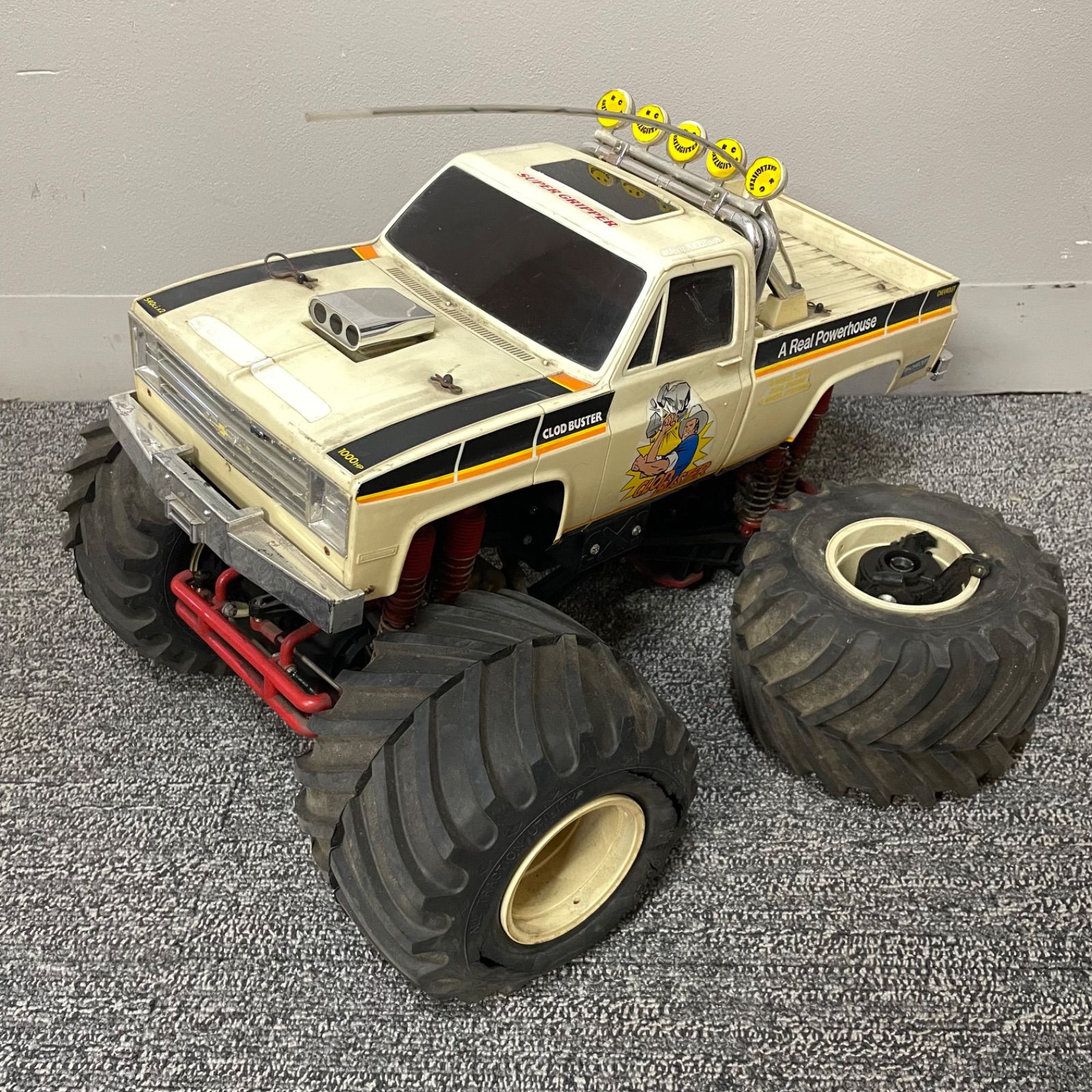 タミヤ クラッドバスター ラジコン車体 モンスタートラック オフロードカー TAMIYA RC CAR CLOD BUSTER シボレー  CHEVROLET ジャンク - メルカリ