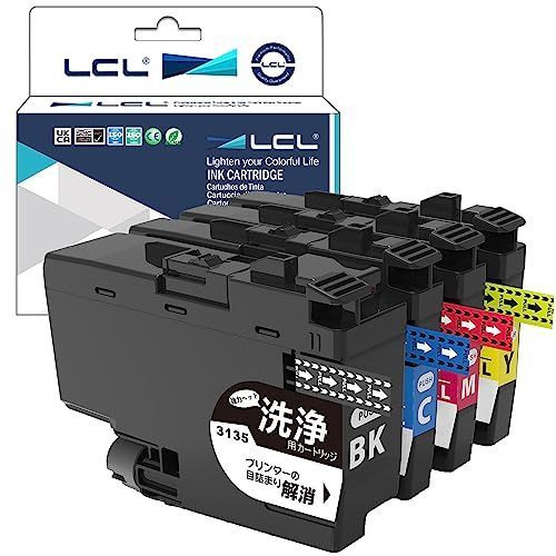 LCL プリンター 洗浄液 Brotherに適合する LC3133-4PK LC3135-4PK