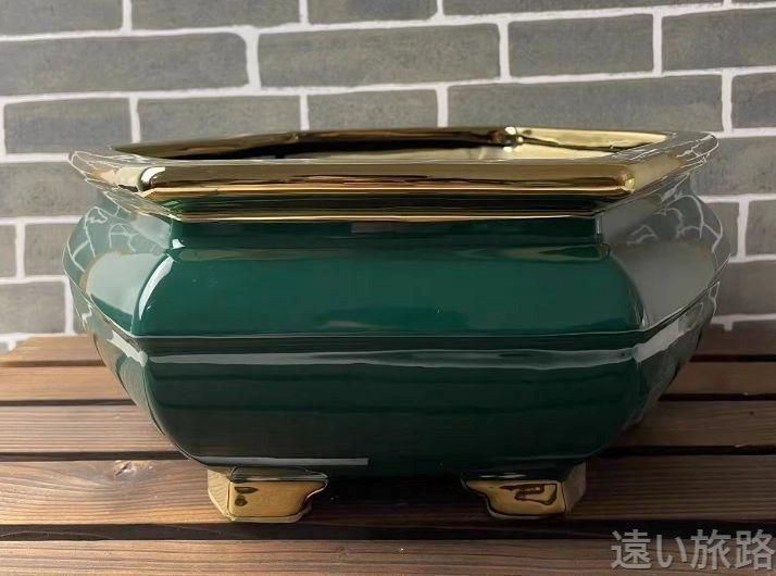 六角鉢 盆栽鉢 植木鉢 小品盆栽鉢 大品盆栽鉢 陶磁器