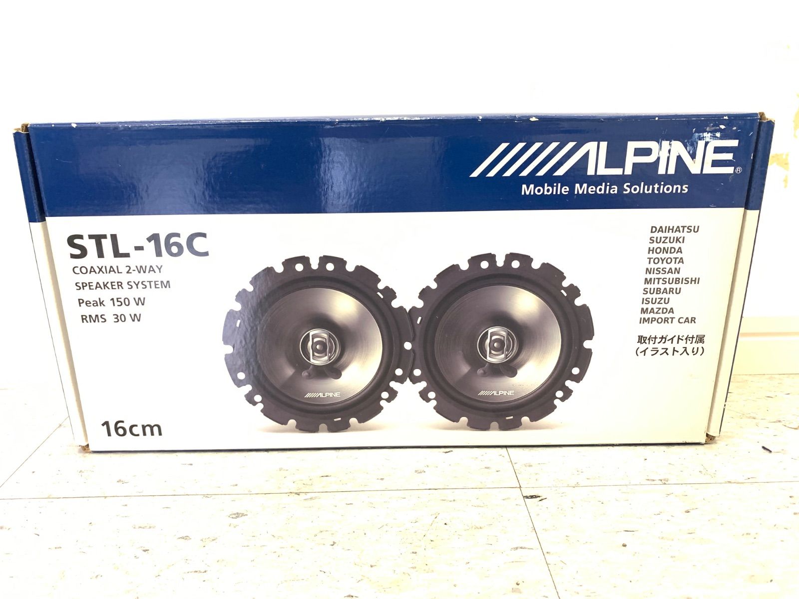 ALPINE STL-16C 16cm スピーカー