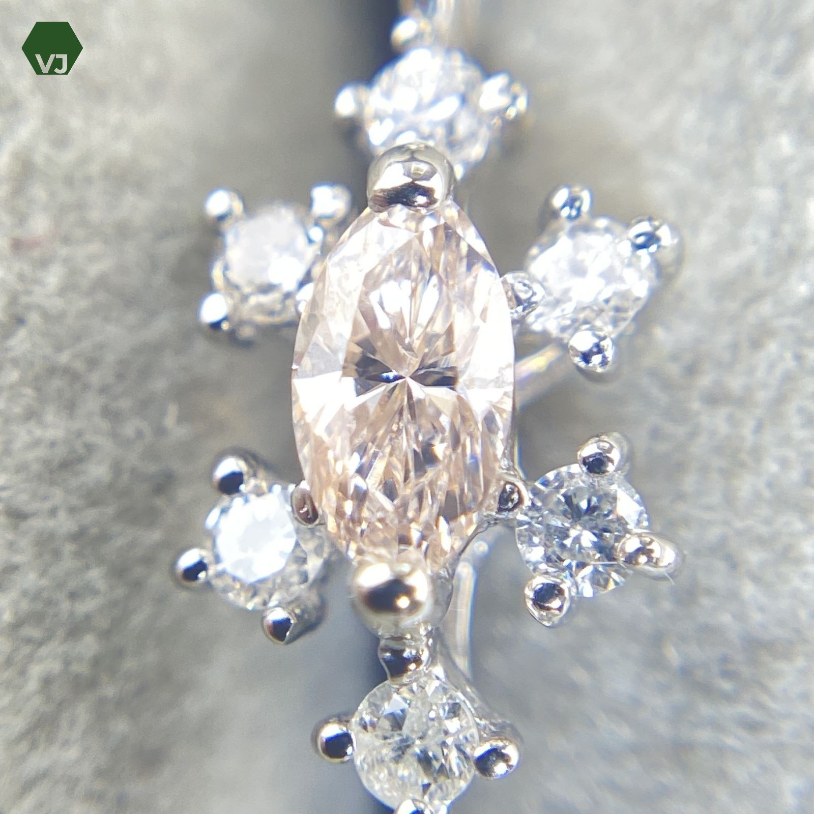 24-27】ダイヤモンド ネックレス D0.31ct【中古】【PT900/PT850】【40 