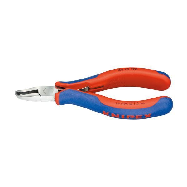 KNIPEX クニペックス 6472-120 エレクトロニクスエンドカッティングニッパー