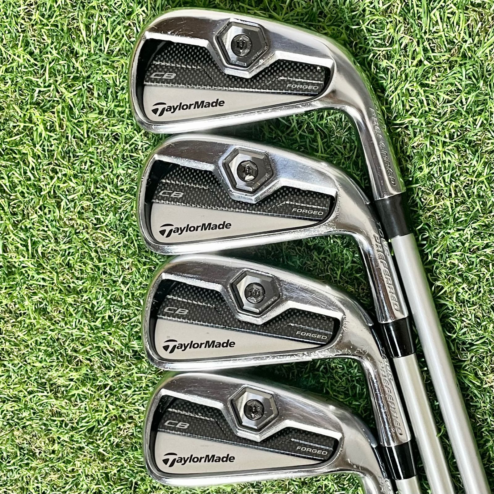 TaylorMade TOUR PREFERRED CB FORGED テーラーメイド ツアープリファード フォージド MCI装着 アイアンセット 7本 メンズ R 右 送料無料