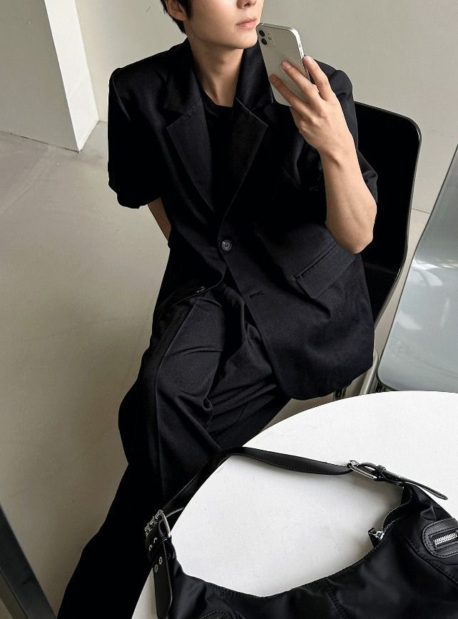 [COSYHARU公式]Two-Burton Half Blazer Jacket 関税・配送料込み COSYHARU コシハル 公式]ツーバートンハーフブレザージャケット
