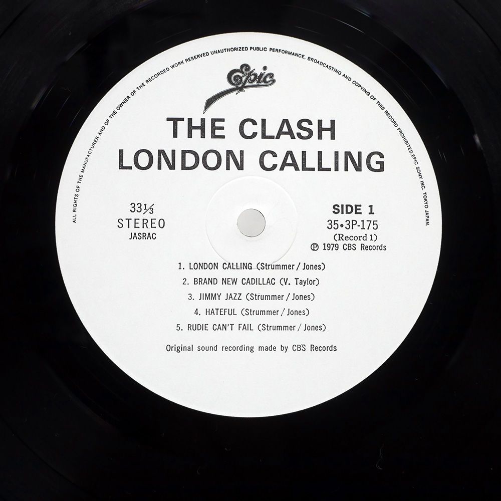 The Clash London Calling 国内盤 国内盤 CLASH/LONDON CALLING/EPIC 353P175 LP - メルカリ