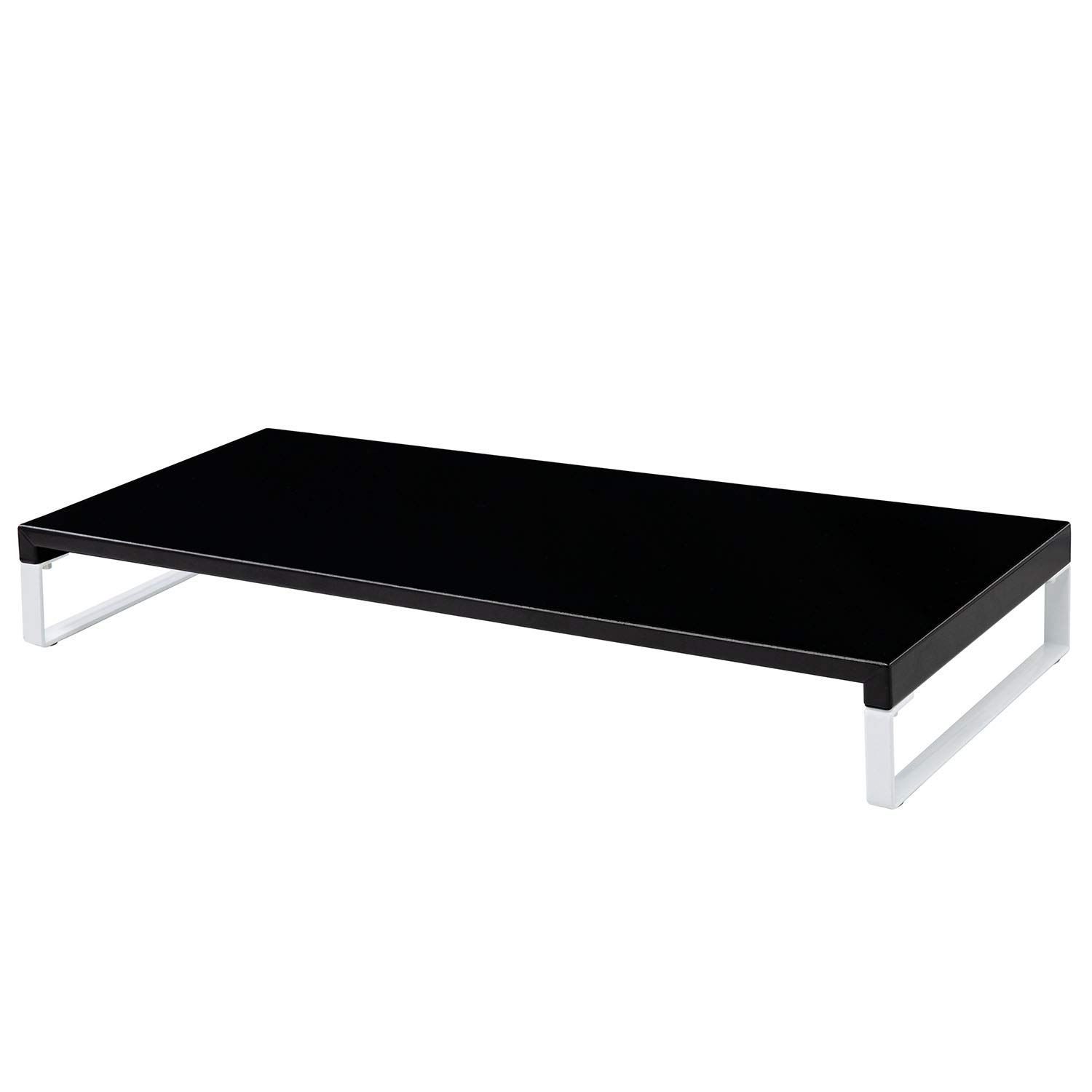 【在庫セール】リヒトラブ パソコン台 モニター台 机上台 ゲーミング 幅59×奥行25×高さ8cm ロー 耐荷重15kg 黒 A7332-24