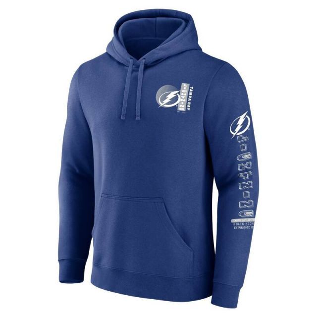 売れ筋商品|||ファナティクス パーカー・スウェットシャツ アウター レディース Men's Blue Tampa Bay Lightning Primary Logo Pullover Hoodie Blue 送料無料】 ファナティクス メンズ Tシャツ トップス Men's