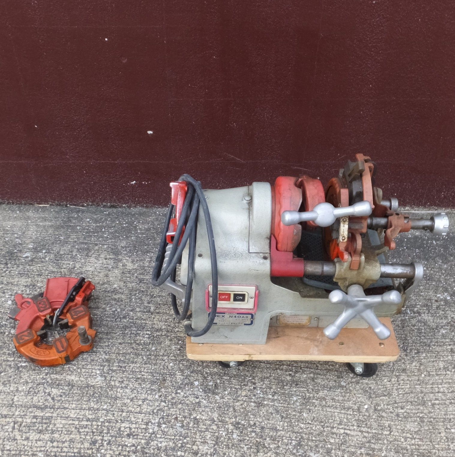 rex ねじ切り機 N40A3 電動カッター付き