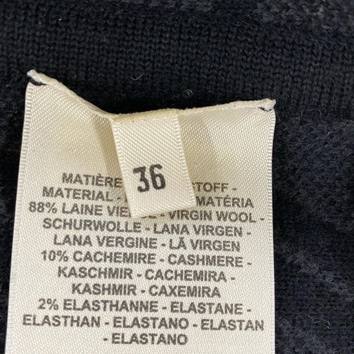 黒×ダークグレー ひざ丈