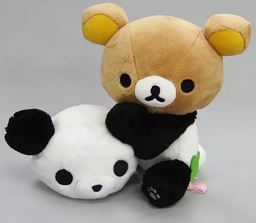 中古】ぬいぐるみ リラックマ パンダでごろんテーマ あつめて