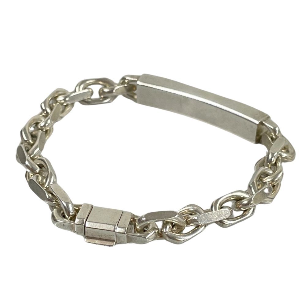 ティファニー　ナゲットブレスレット　Mサイズ　シルバー925 箱付き TIFFANY&CO. ティファニー メイカーズ ID チェーン ブレスレット