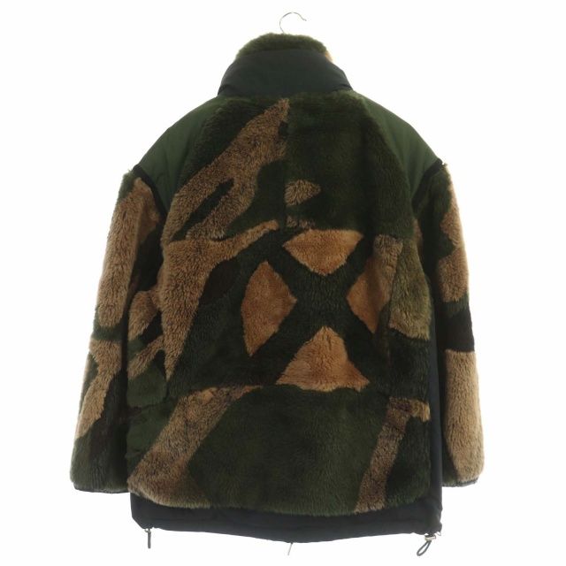 sacai kaws ブルゾン　1 サカイ sacai × カウズ KAWS 21AW Jacquard Faux Fur Reversible