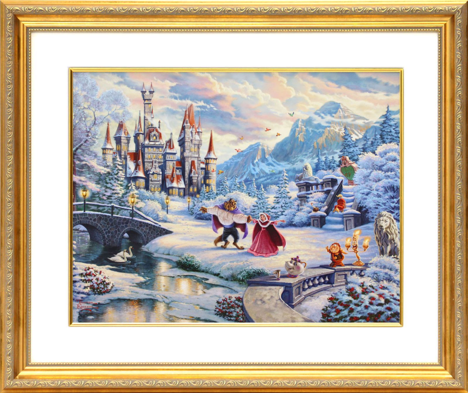 白雪姫とドーピー ウォルト・ディズニー公式 大型 ヴィンテージ ステンドグラス 白雪姫とドーピー ウォルト・ディズニー公式 大型 ヴィンテージ