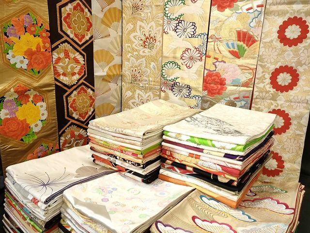 平和屋本店□袋帯 西陣 まとめて100点 向かい鶴 蝶 辻が花 更紗