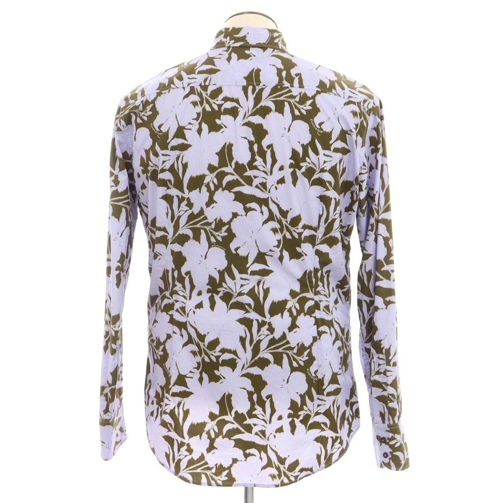 Dsquared2 ディースクエアード カッターシャツ 花柄 シャツ オシャレ 新品】ディースクエアード DSQUARED2 コットン ボタニカル柄