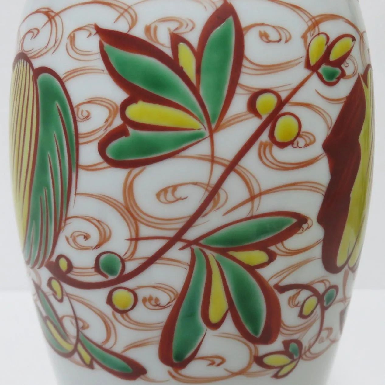 竹泉　色絵紅毛図花瓶 茶道具さくら🌸 紅毛図 花瓶 三浦竹泉 - メルカリ