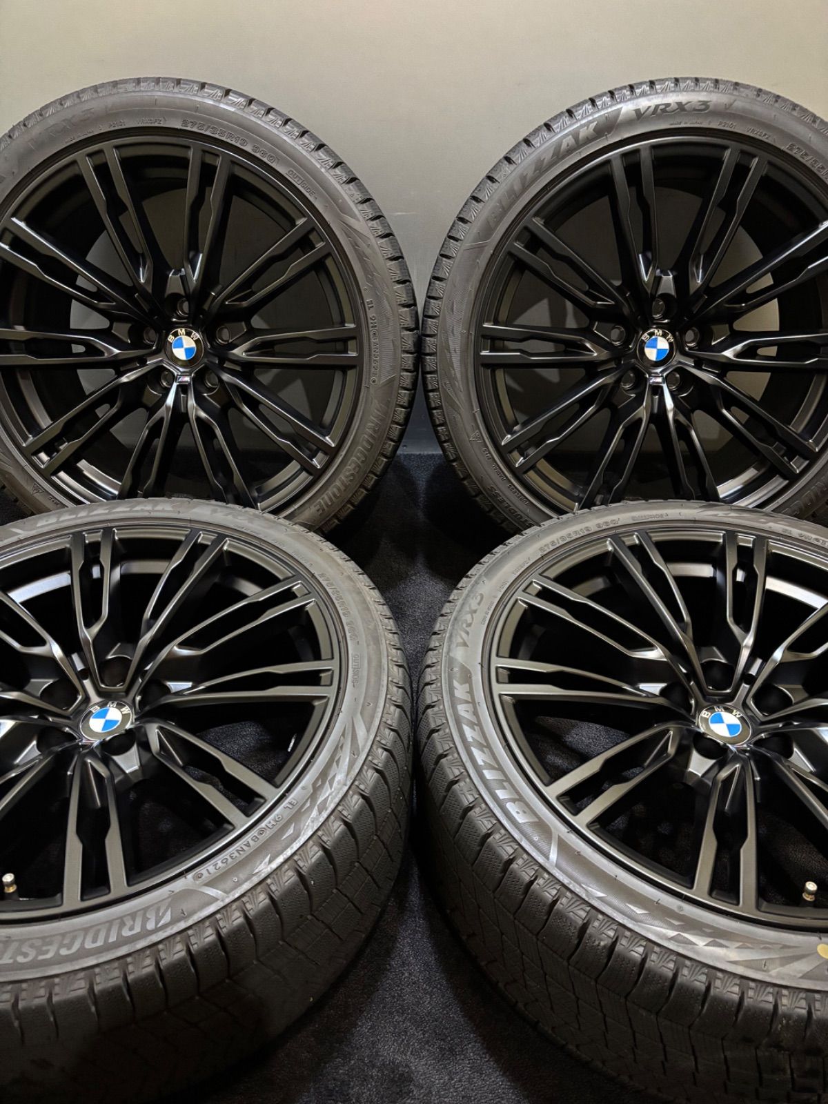 275|35R19 BRIDGESTONE|VRX3 21年製 BMW ダブルスポーク 純正 Mパフォーマンス マットブラック 19インチ 9J|9.5J 20 112 5H 4本 M2 M3 M4 クーペ