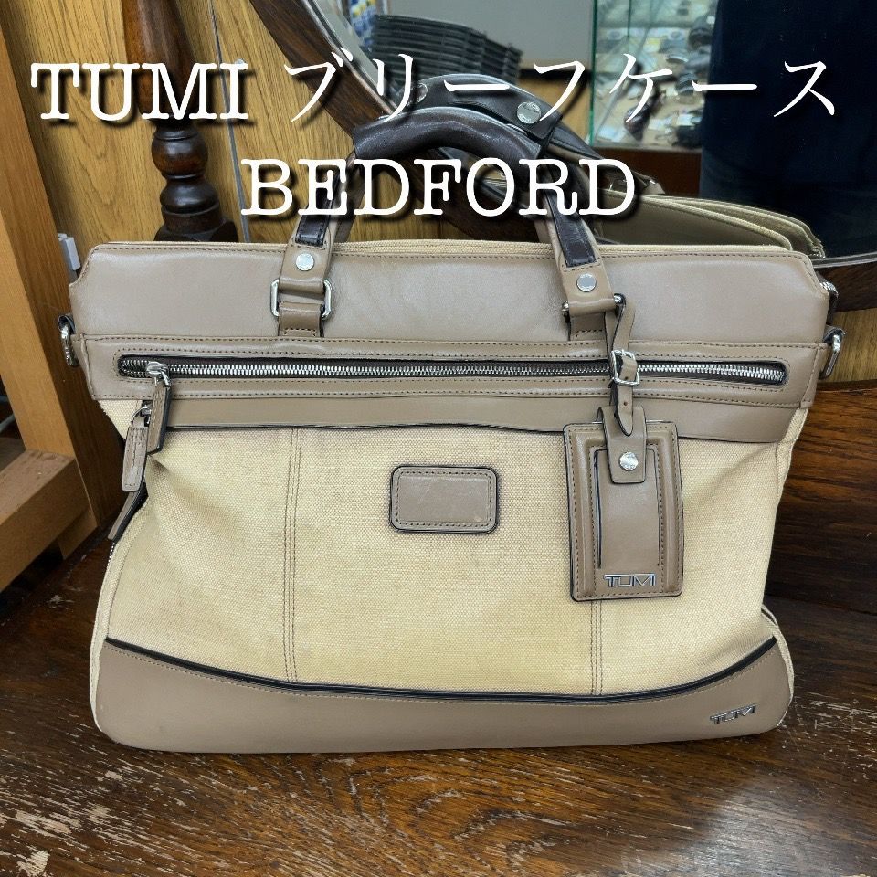 TUMI tumi トゥミ BEDFORDベッドフォードコレクション ジェファーソン バリスティックナイロン×レザー 2WAYショルダー スリム エキスパート藤沢辻堂店