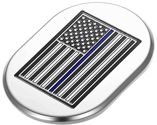 アンテナカバー Mirror polish w thin blue line American flag 左側 2017~23年FLHRXS 2009~13年FLTR X XS 2009~23年FLHX S