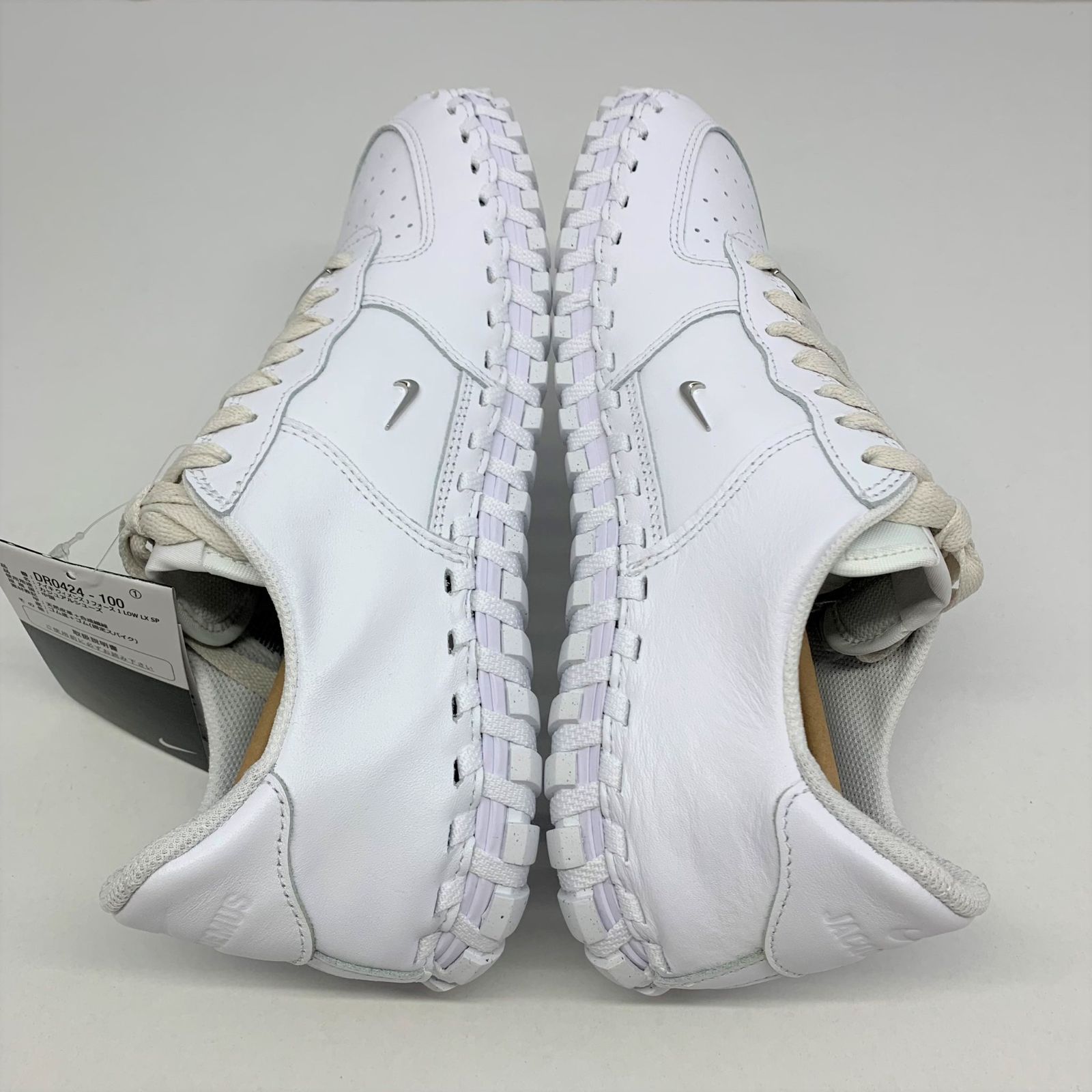 未使用 JACQUEMUS NIKE WMNS J FORCE 1 LOW LX WHITE 26.5cm DR0424 