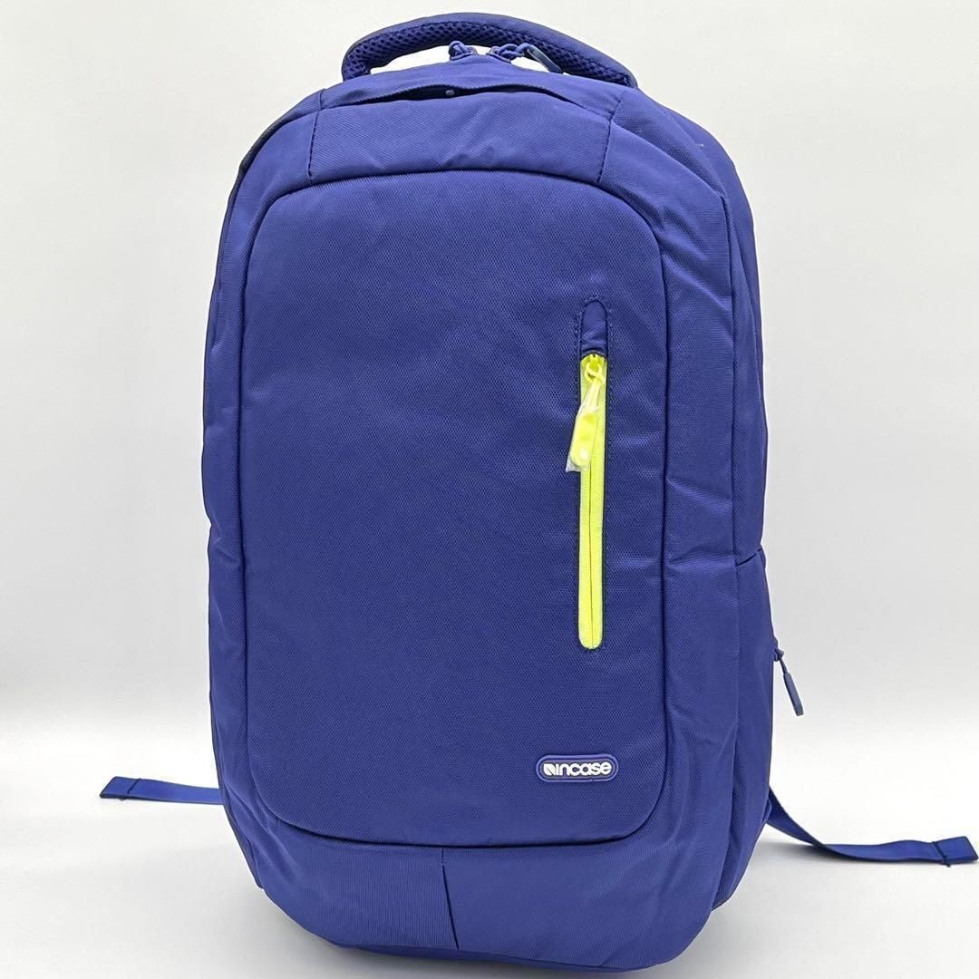 極美品】Incase リュックサック バックパック A4可 ナイロン ブルー 