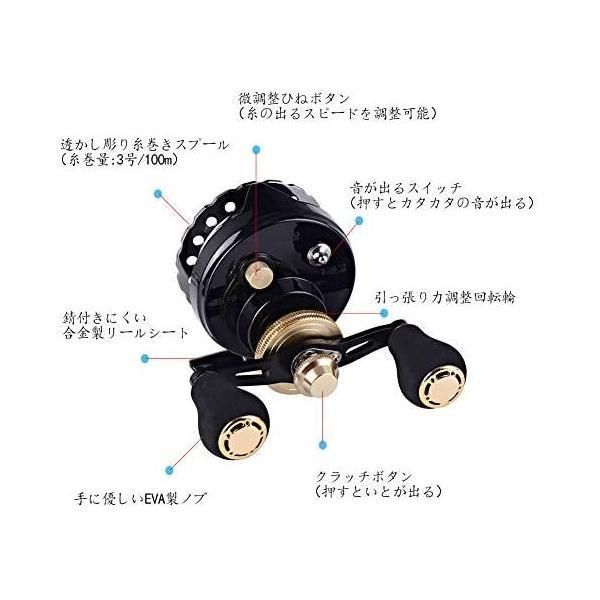 チヌリール 右ハンドル 浜田商会 プロマリン アルティスト黒鯛 AK60R