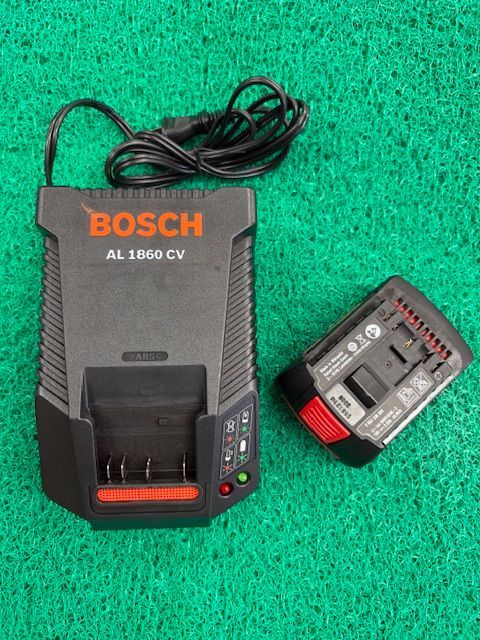 BOSCH ボッシュ 充電器 AL1860CV バッテリ 18v 2.6Ah 各１個セット 箱無し